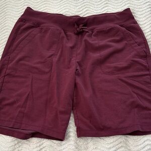 Athleta Maroon Athletic Shorts